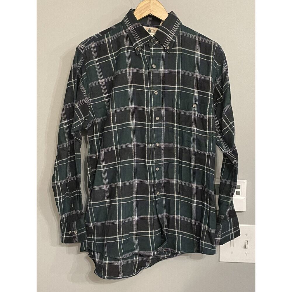Northwest Territory Shirt Plaid Button Up Vintage Outdoors Mens M New‎